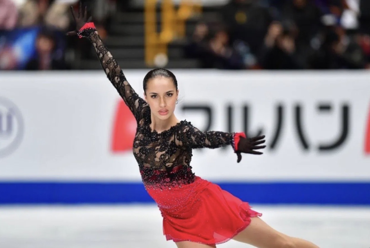 Gabriela Juarez-Rivas skating her Carmen free skate at the 2026 World Figure Skating Championships in Prague
